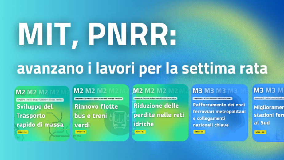 MIT, avanzano i lavori del PNRR per la settima rata