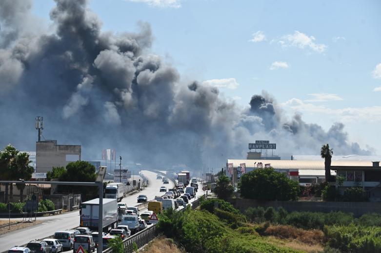 Incendio (foto Imagoeconomica_2025)