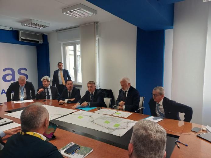 Incontro futuro Aurelia Bis Rixi, Gemme, Castiglioni (foto Anas)