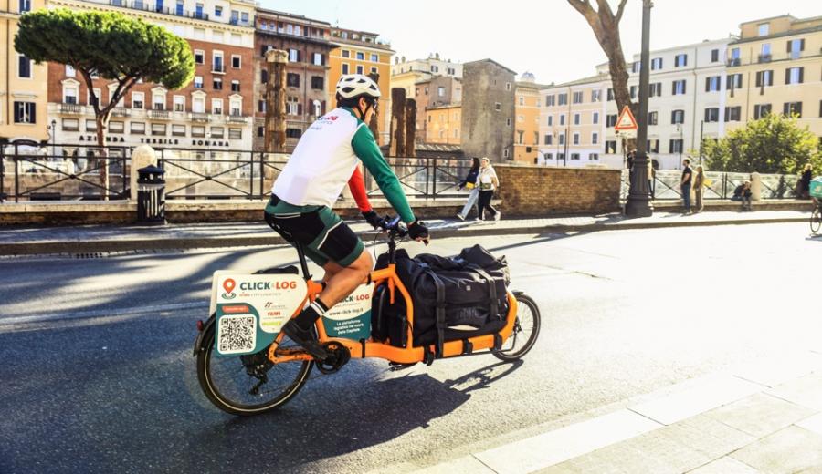 Click & Log lancia il servizio di cargo bike a Roma