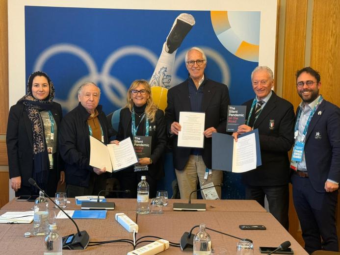 I giochi di Milano Cortina 2026 insieme alle Nazioni unite per la sicurezza stradale
