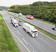 Camion su Autostrada tedesca