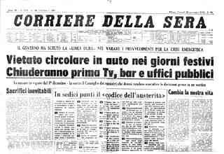Corriere della Sera austerity