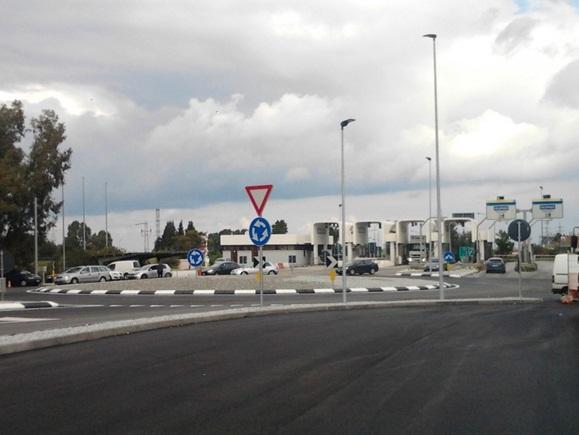 Svincolo tra la SS113, la barriera autostradale e l'asse viario di Milazzo