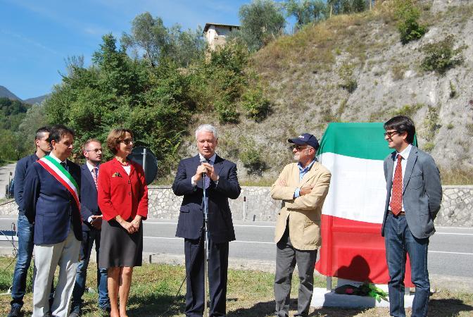 Inaugurazione curva Mille Miglia