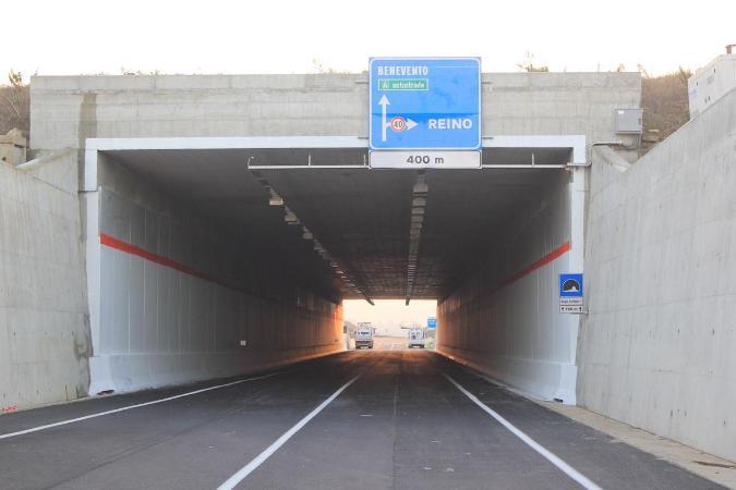 Strada statale 212 "della Val Fortore". Galleria Reggio Tratturo