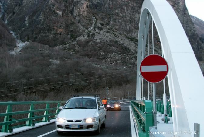 SS 36 nuovo ponte sul torrente Avero