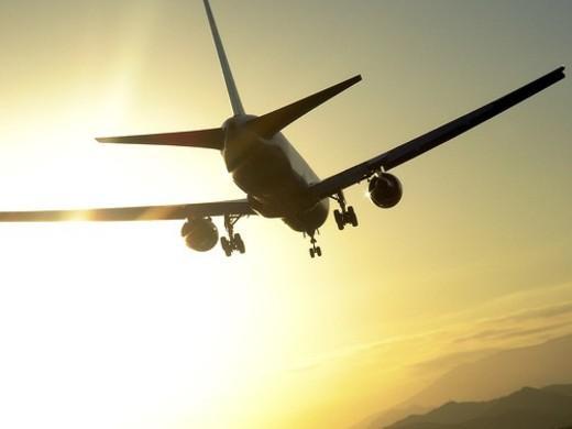 aereo in volo