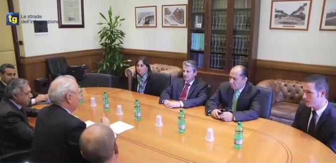 Incontro Anas - vice ministro Colombia