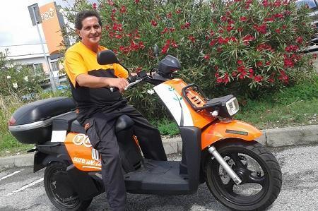 scooter elettrico per consegna merci