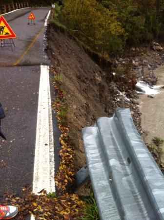 SS45 alluvione strada franata