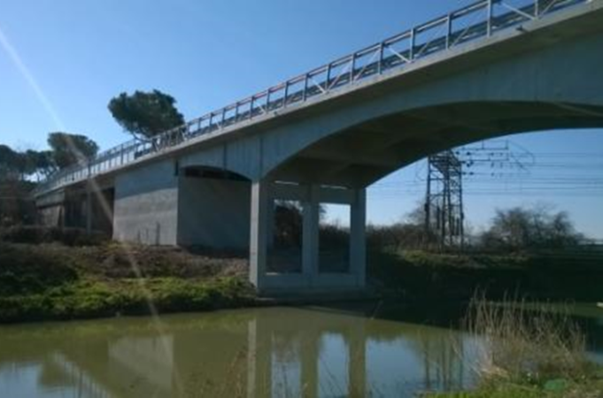 Ponte sul fiume Morto - SS1 Aurelia
