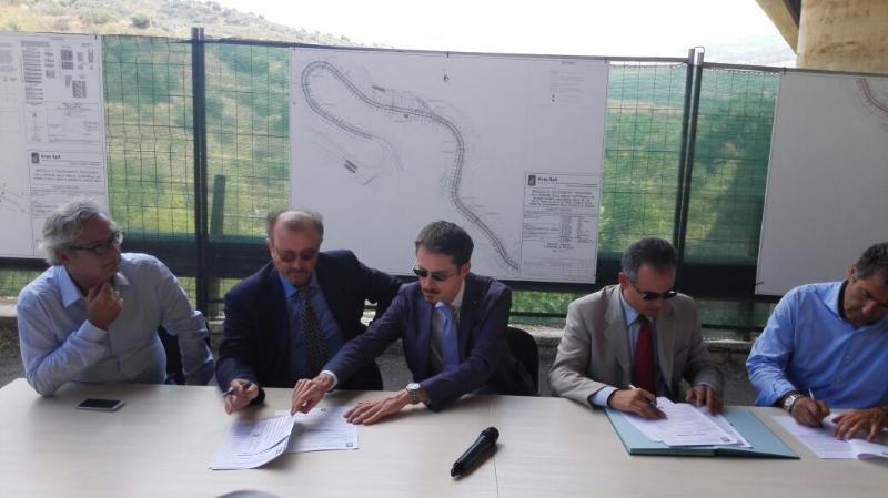 Viadotto Himera A19 - consegna lavori bretella