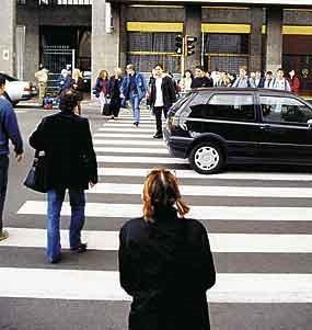 Pedoni sulle strisce