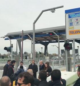 Autostrade: Delrio inaugura nuovo casello Valsamoggia su A1