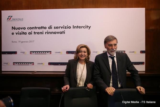 Firmato il nuovo contratto di servizio Intercity per i prossimi 10 anni