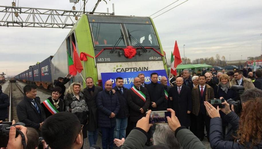 Italia-Cina: un treno di scambio merci