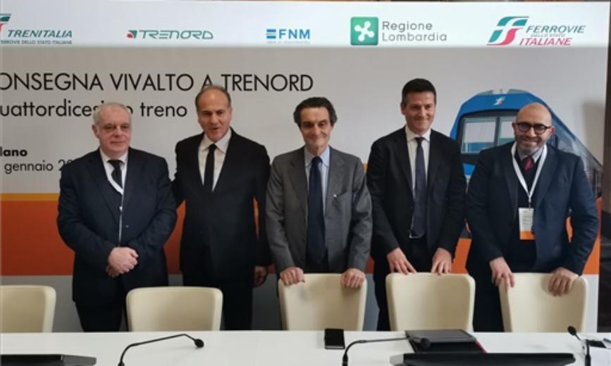 Fs italiane, da Trenitalia un altro Vivalto per la flotta regionale di trenord