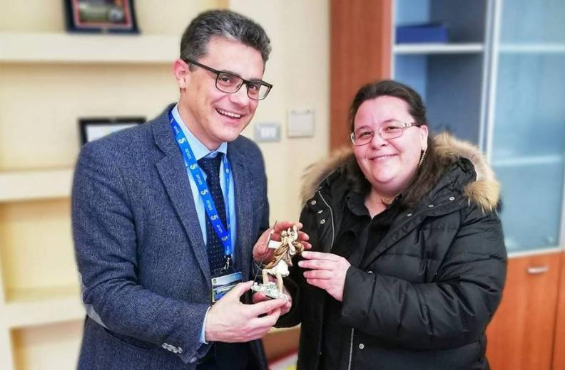 Autostrada del Mediterraneo: nella galleria "Serra Rotonda" due statue di San Cristoforo, Santo protettore degli automobilisti