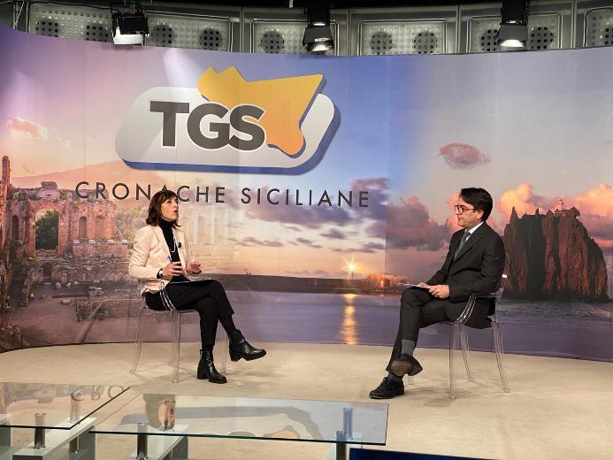 Valerio Mele intervistato dall'emittente TGS