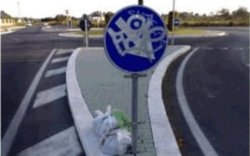 Urban graffiti a discapito della sicurezza stradale