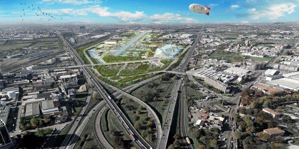 Expo 2015 - vista aerea zona est