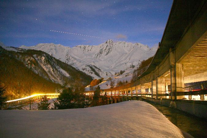 Strada di accesso al Traforo